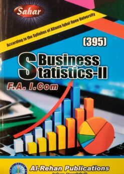 AIOU 395 Business Statistics-2 Helping Book by Sahar