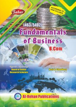 463-5402 Fundamentals of Business